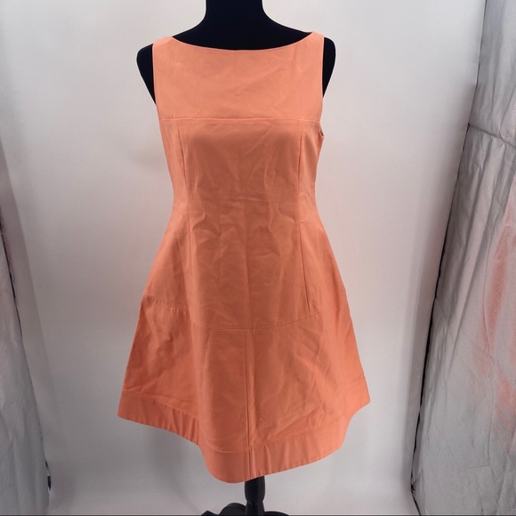 Sinclair 10 Tangerine Orange Sleeveless Dress - Picture 1 of 9